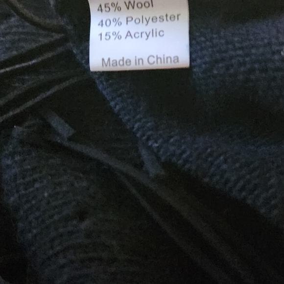 Camille & Co Pullover Sweater Black Medium Fringe Casual - Picture 6 of 7